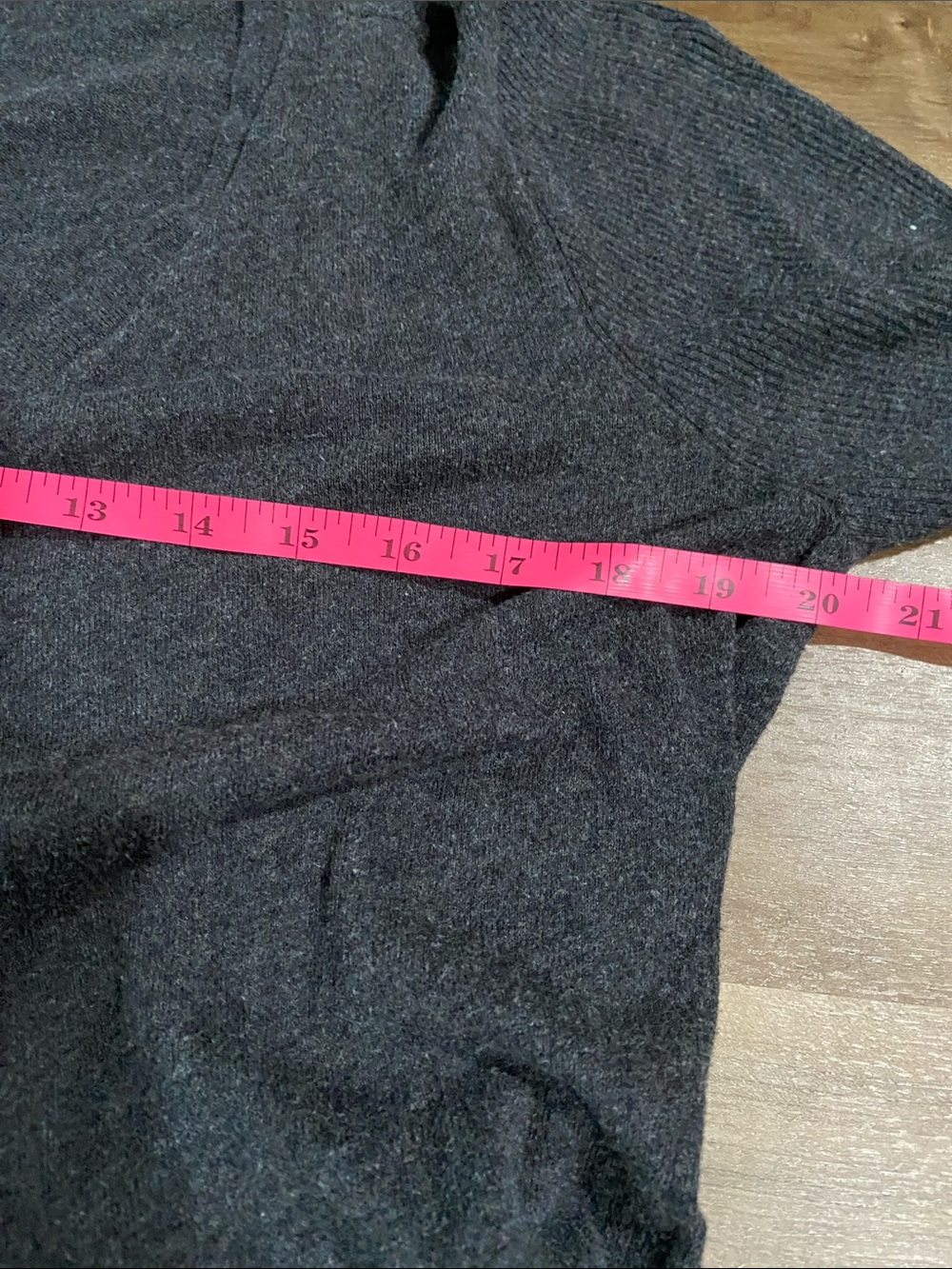 LOFT Charcoal Open-Front Draped Cardigan - Picture 4 of 6